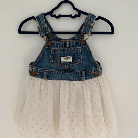 OshKosh B'gosh Dresses Oshkosh Baby Girl Jean Dress Poshmark